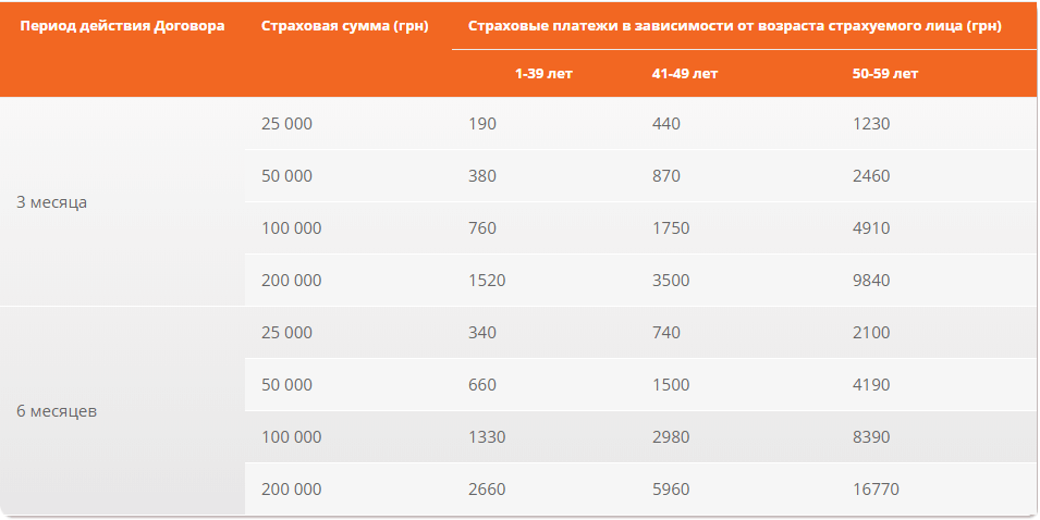 Условия страховой программы Антивирус
